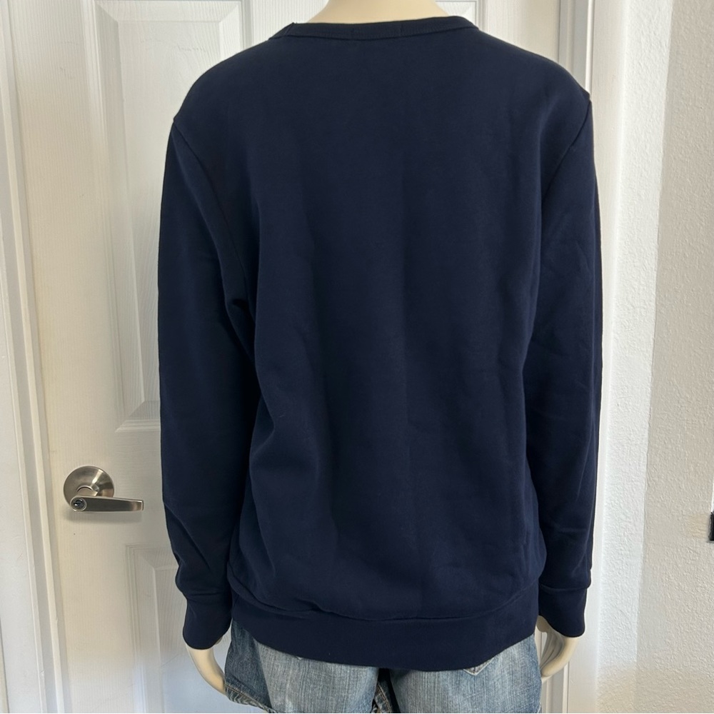 Gap Navy Blue Logo Pullover Sweatshirt Womens‎ Size Small - Picture 2 of 6